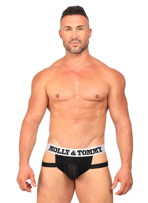 Banded Jockstrap Thong - Color: Black