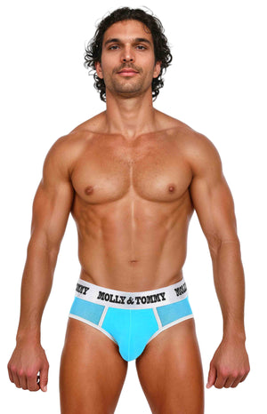 Mesh Brief - Colour: Sky Blue