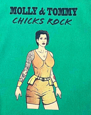 Chicks Rock Tote Bag