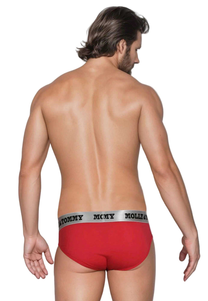 Full Cotton Brief - Colour: Red