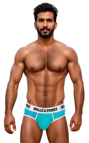 Mesh Brief - Colour: Turquoise