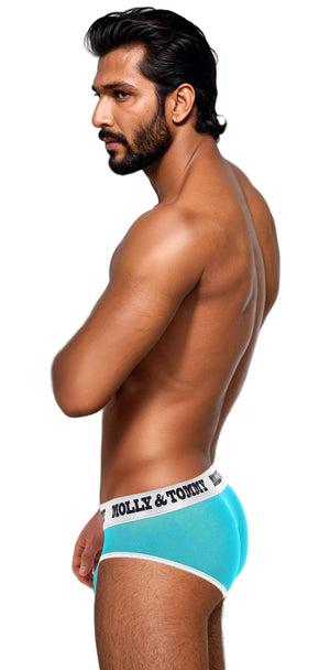 Mesh Brief - Colour: Turquoise