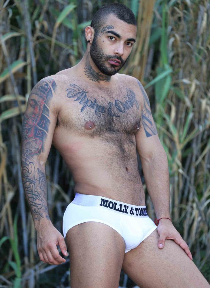 Jockstrap Style Brief - Colour White
