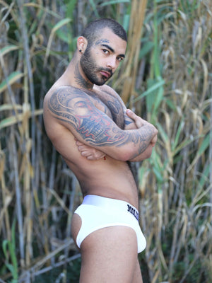 Jockstrap Style Brief - Colour White