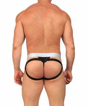 Banded Jockstrap Thong - Color: Black