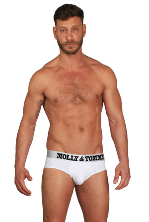 Jockstrap Style Brief - Colour White