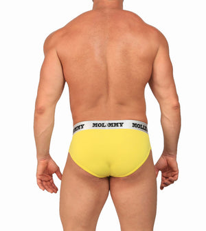 Full Cotton Brief - Colour: Yellow