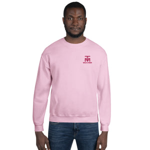 Embroidered  Pink Logo Sweatshirt