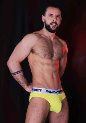 Full Cotton Brief - Colour: Yellow